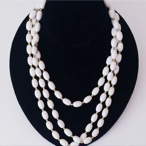 THREE 80s Vintage Monet beaded Necklaces!